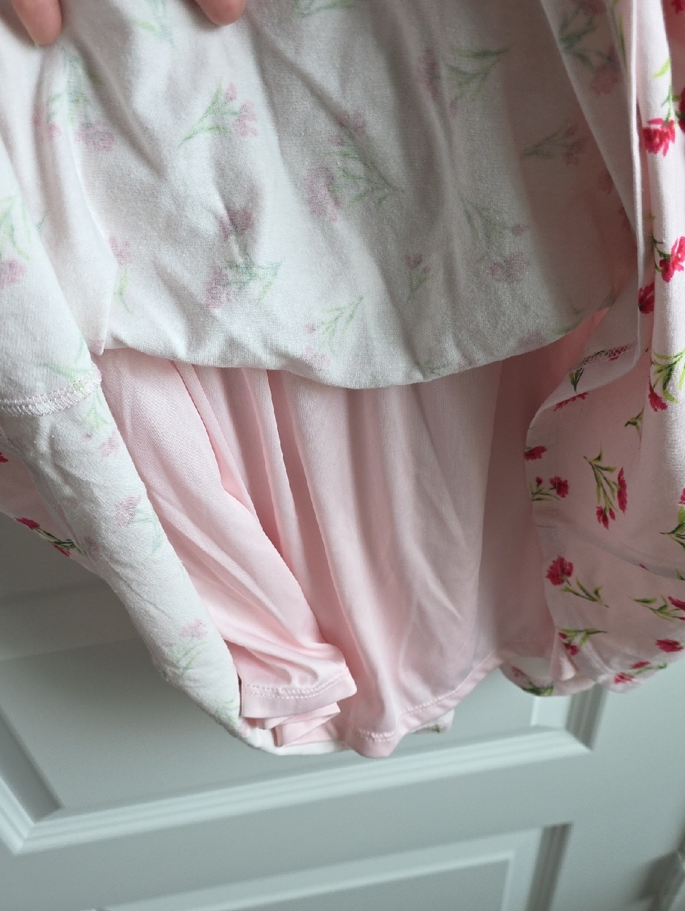 Wild Fable Pink Floral Scoop-Neck Mini dress Small G195 - Picture 6 of 11